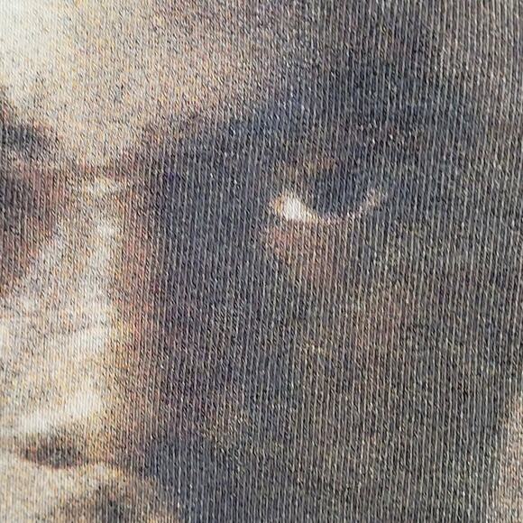 Nas Hip-Hop Sweatshirt Womens XS 18x25 Faded Black Baggy Illmatic - Picture 13 of 14